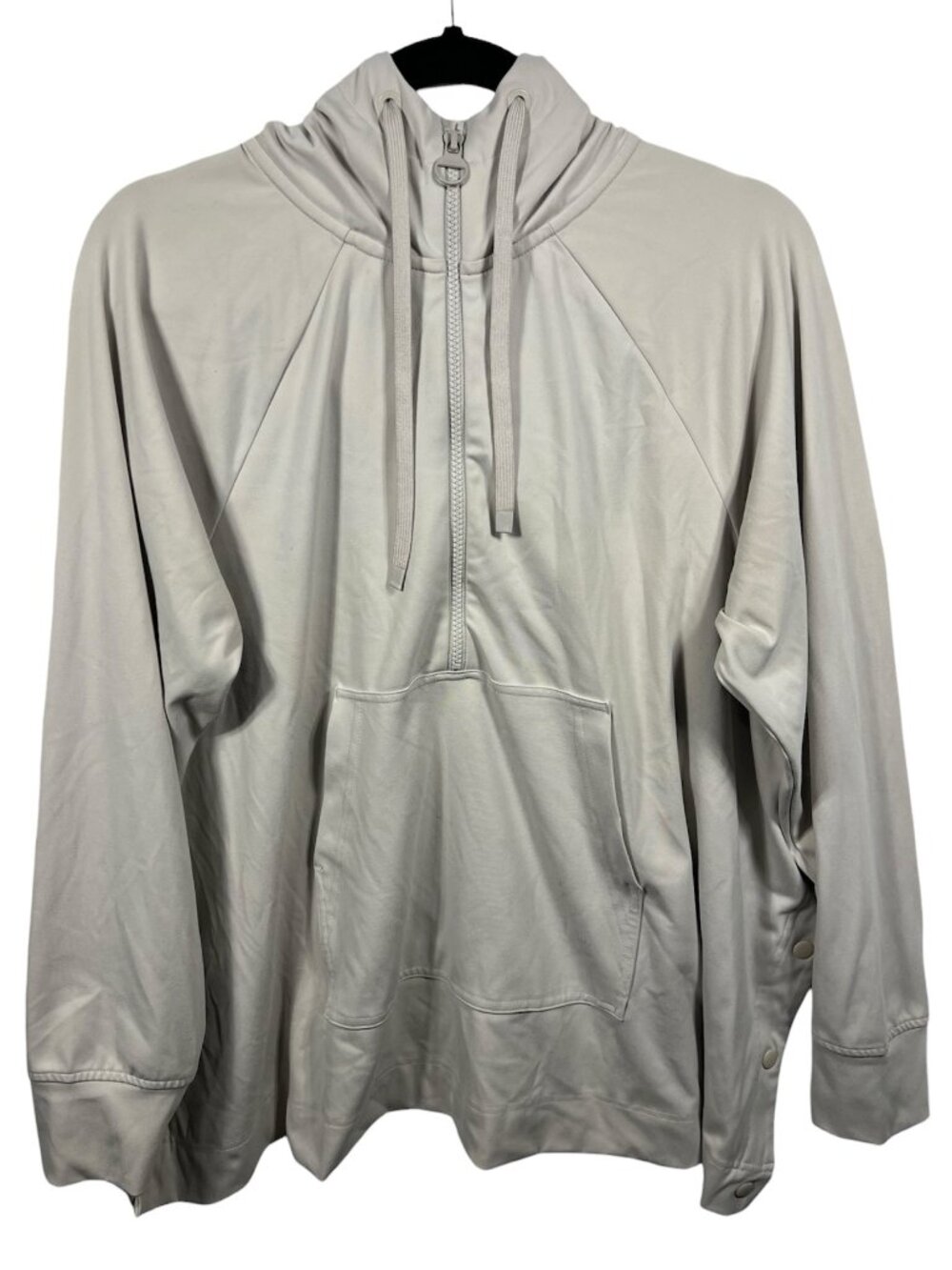 Athleta Hoodie Womens XSmall Glacier Handkerchief Poncho Oversized Stretch